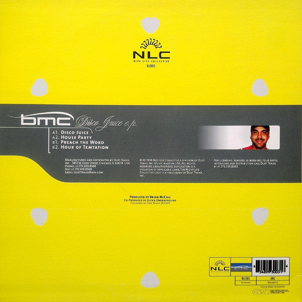 BMC : Disco Juice E.P. (12", EP)