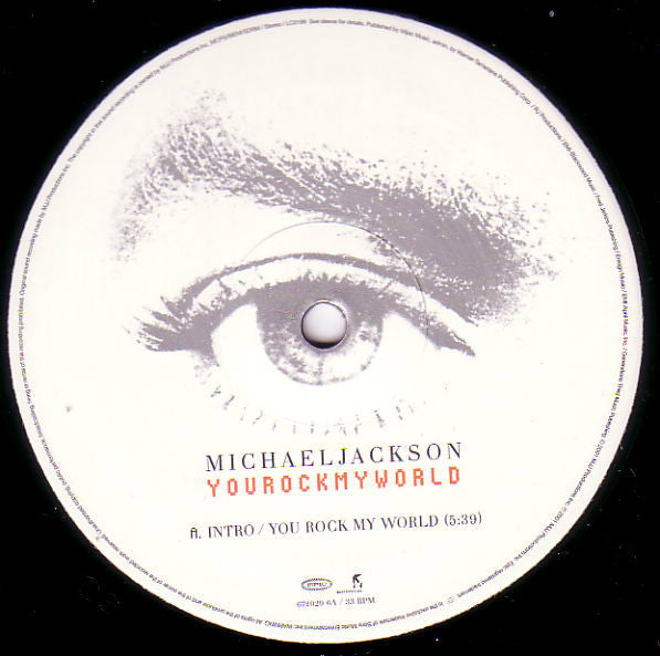 Michael Jackson : You Rock My World (12", Maxi)