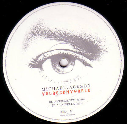 Michael Jackson : You Rock My World (12", Maxi)