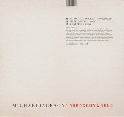 Michael Jackson : You Rock My World (12", Maxi)