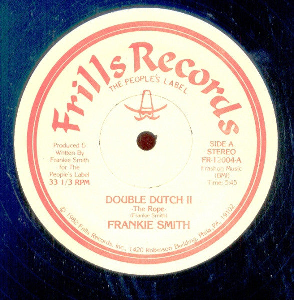 Frankie Smith : Double Dutch II (12")