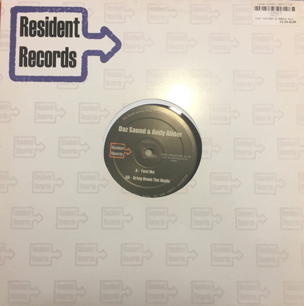 Daz Saund & Andy Allder : Feel Me / Bring Down The Walls (12")