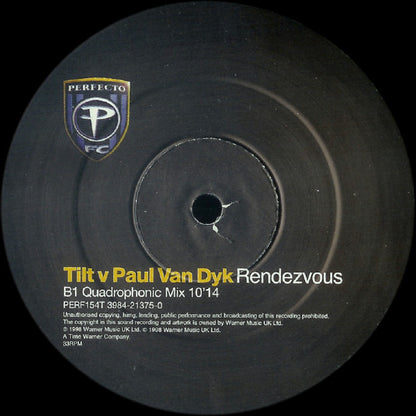Tilt Feat. Zee* : Butterfly (12")