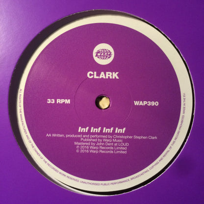 Mark Pritchard / Bibio / Clark* : A Badman Sound / Heath Town / Inf Inf Inf Inf (12", Ltd)