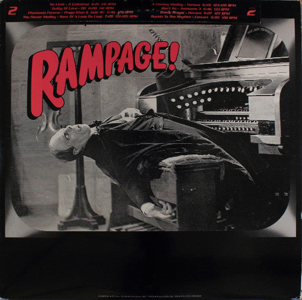 Various : Rampage! 2 (2x12", Comp, Promo, Red)