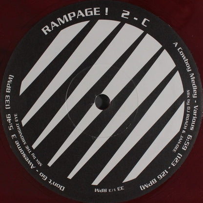 Various : Rampage! 2 (2x12", Comp, Promo, Red)
