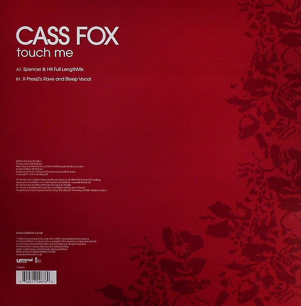 Cass Fox* : Touch Me (12")