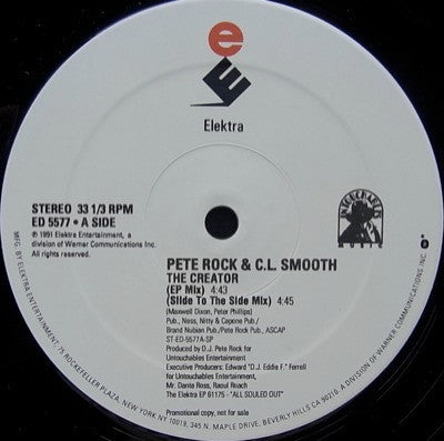 Pete Rock & C.L. Smooth : The Creator (12", Promo)