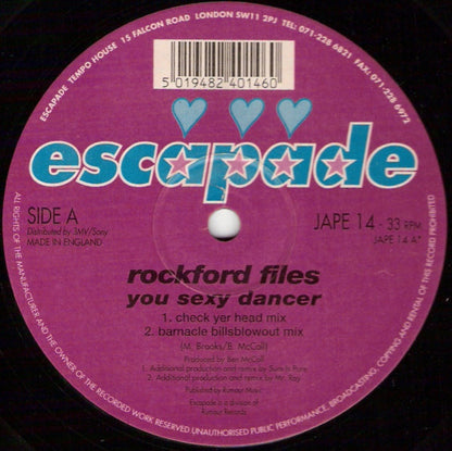 Rockford Files* : You Sexy Dancer (12")