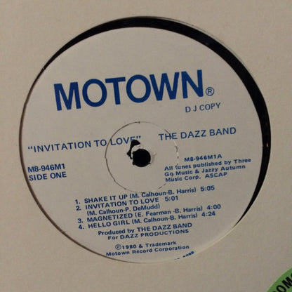 The Dazz Band* : Invitation To Love (LP, Album, Promo)
