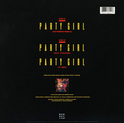 Grace Jones : Party Girl (12")
