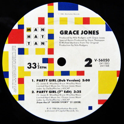 Grace Jones : Party Girl (12")