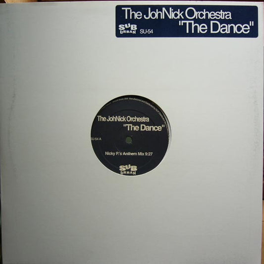 The JohNick Orchestra : The Dance (12")