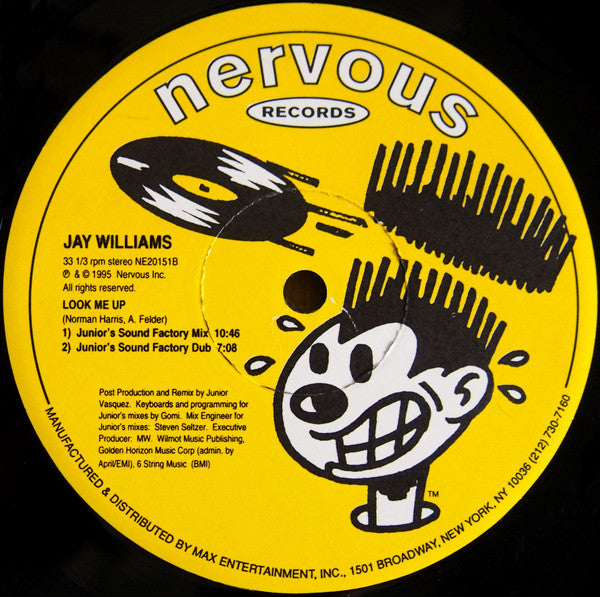 Jay Williams : Look Me Up (12")