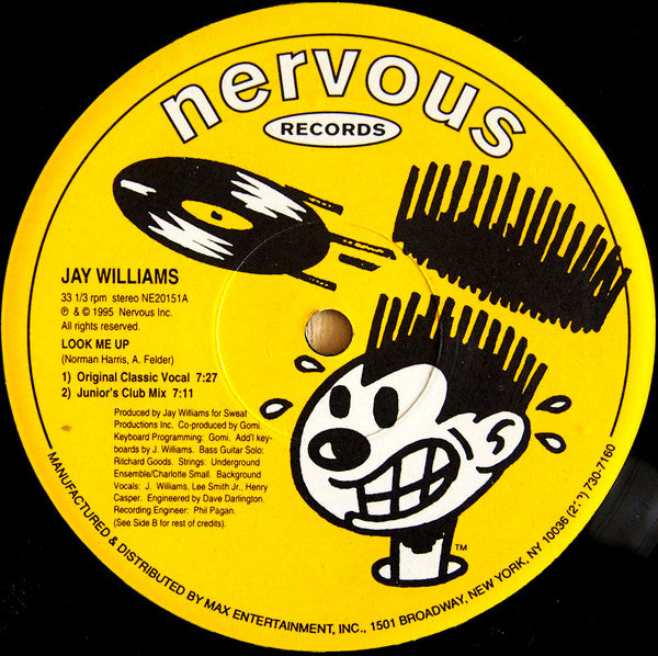Jay Williams : Look Me Up (12")