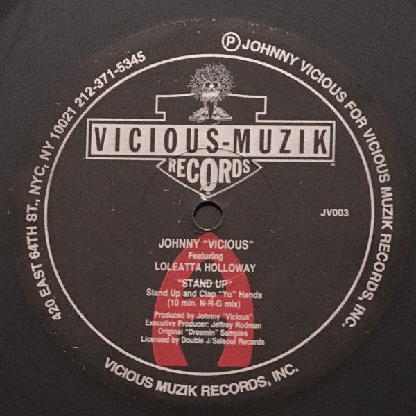 Johnny Vicious Featuring Loleatta Holloway : Stand Up (2x12")