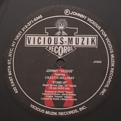 Johnny Vicious Featuring Loleatta Holloway : Stand Up (2x12")