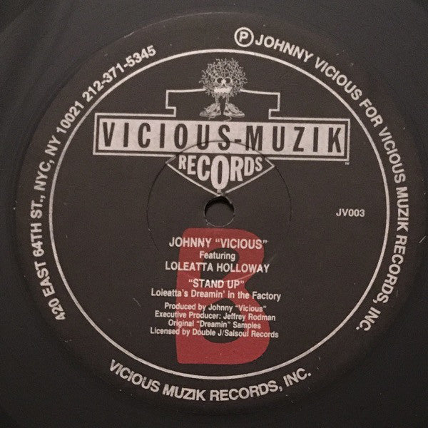 Johnny Vicious Featuring Loleatta Holloway : Stand Up (2x12")