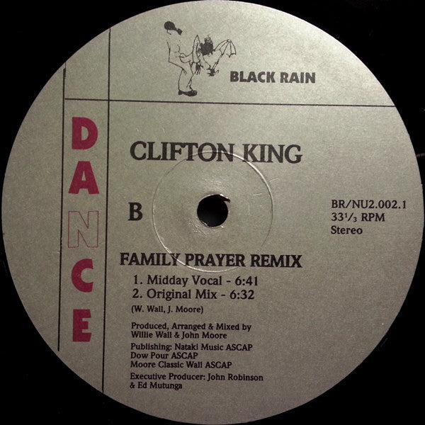 Clifton King : Family Prayer Remix (12")