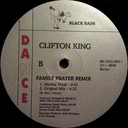 Clifton King : Family Prayer Remix (12")