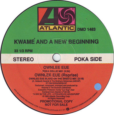 Kwamé & A New Beginning : Ownlee Eue (12", Promo)