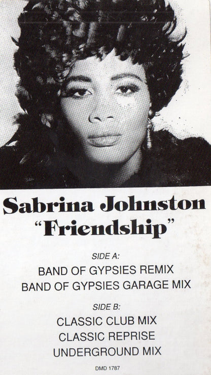Sabrina Johnston : Friendship (12", Promo, Spe)