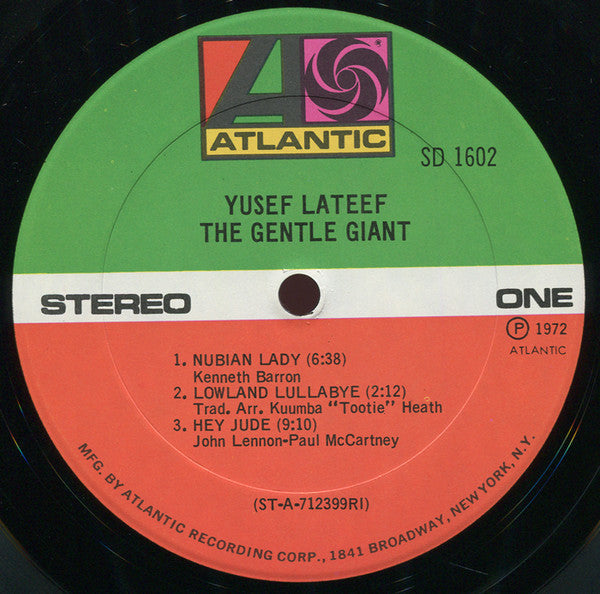 Yusef Lateef : The Gentle Giant (LP, Album, Ric)