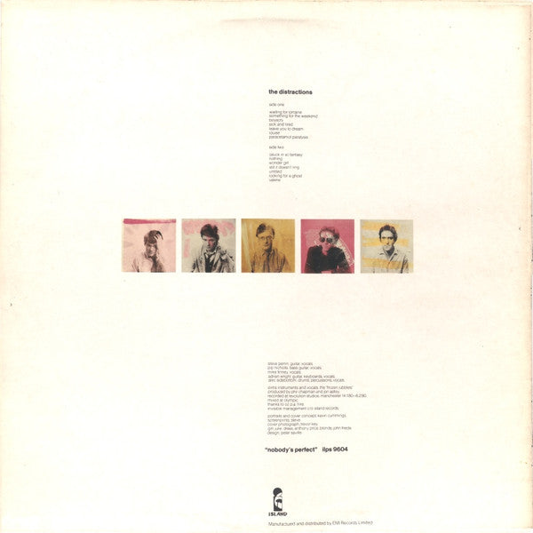 The Distractions : Nobody's Perfect (LP, Album)