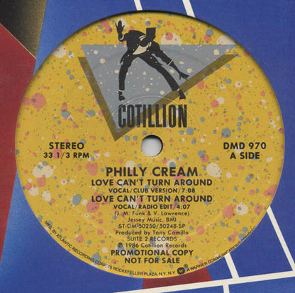 Philly Cream : Love Can't Turn Around (12", Promo, SP )