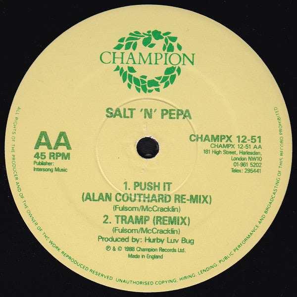 Salt 'N' Pepa : Push It (Remix) (12")