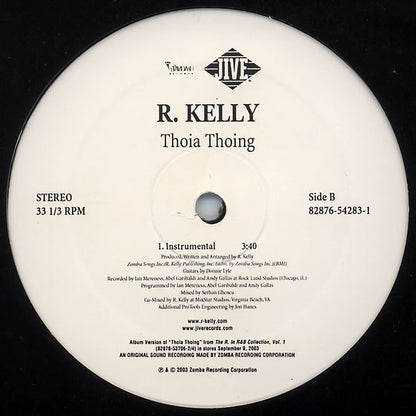 R. Kelly : Thoia Thoing (12", Single)