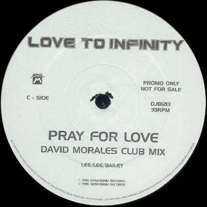 Love To Infinity : Pray For Love (2x12", Promo)