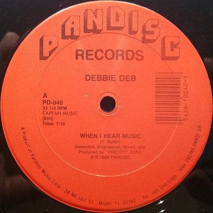 Debbie Deb : When I Hear Music (12", RE)