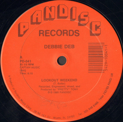 Debbie Deb : Lookout Weekend (12", RE)
