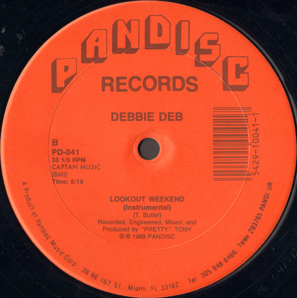 Debbie Deb : Lookout Weekend (12", RE)