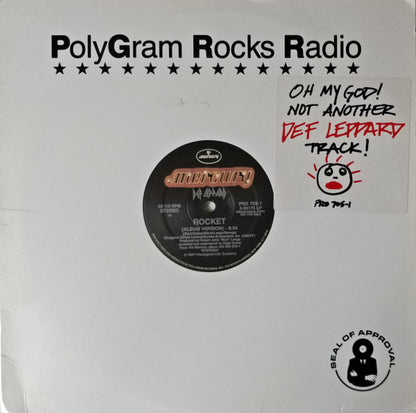Def Leppard : Rocket (Album Version) / Rocket (Lunar Mix) (12", Promo)
