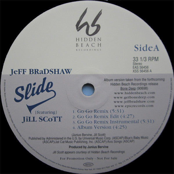 Jeff Bradshaw : Slide / Bone Deep (Sampler) (12", Promo)