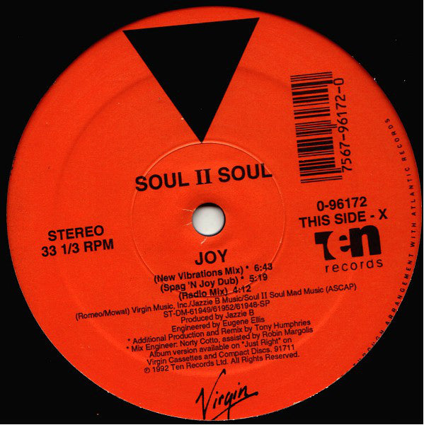 Soul II Soul : Joy (12")
