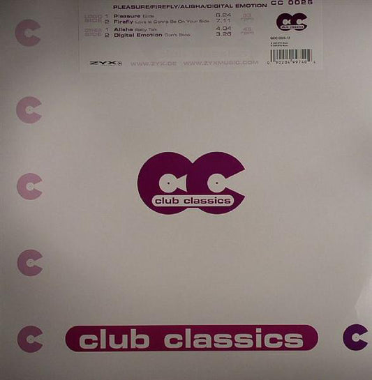 Pleasure (4) / Firefly (2) / Alisha / Digital Emotion : Club Classics 26 (12", Comp)