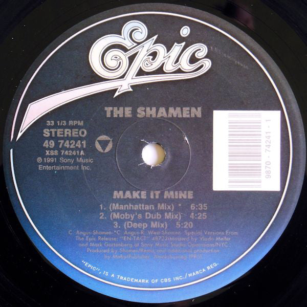 The Shamen : Make It Mine (12")
