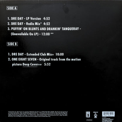 Dr. Dre : Dre Day (12", RP)