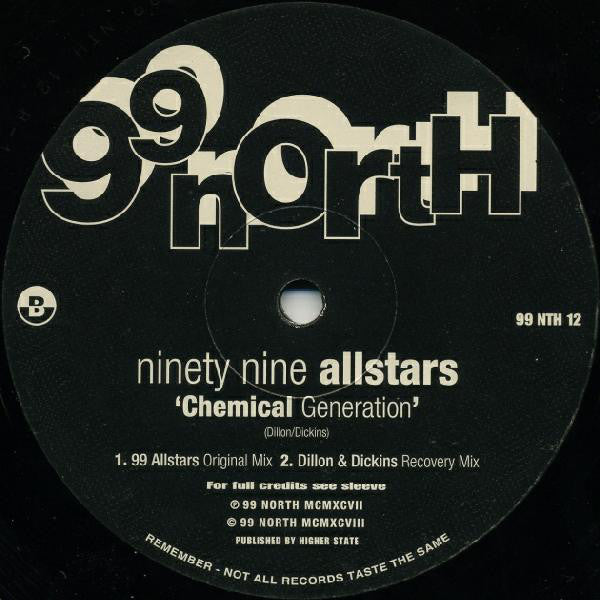 99 Allstars : Chemical Generation (12")