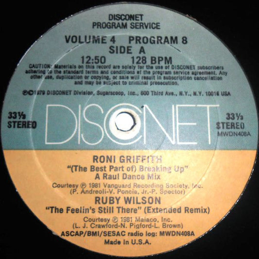 Various : Volume 4 Program 8 (2x12", P/Mixed)