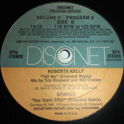 Various : Volume 4 Program 8 (2x12", P/Mixed)