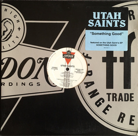 Utah Saints : Something Good (12", Maxi, Promo)