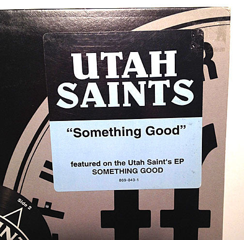 Utah Saints : Something Good (12", Maxi, Promo)