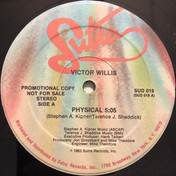 Victor Willis : Physical (12", Promo)