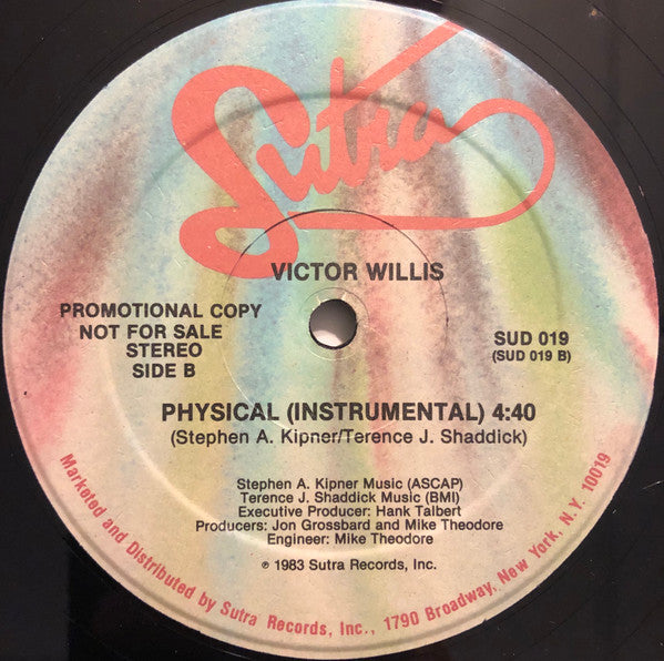 Victor Willis : Physical (12", Promo)