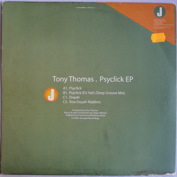 Tony Thomas : Psyclick EP (12", EP)