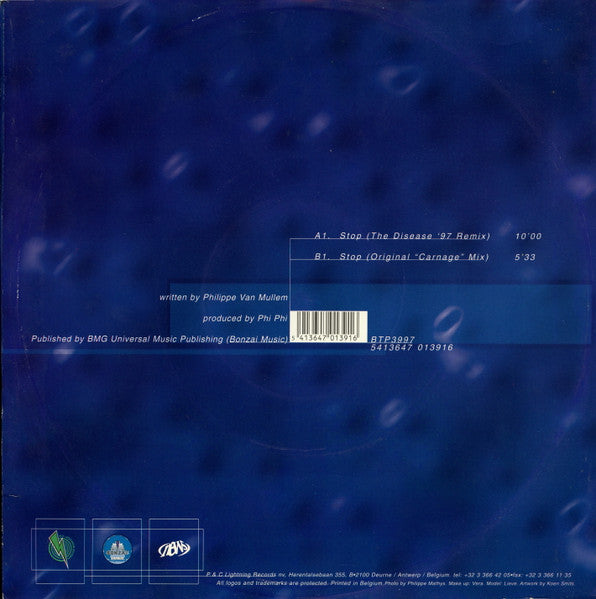 Honey C : Stop (The Disease '97 Remix) (12")